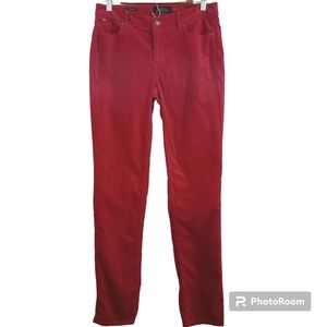 Talbots Red Velvet Flawless Five-Pocket Straight Leg Pants Size 4